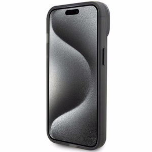 Ferrari FEHMP15SUSCAH iPhone 15 6.1" permatomas kietas dėklas su žiediniu stovu 2023 kolekcija Magnetinis