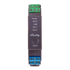 Shelly Pro 2 DIN Rail 2-channel Relay, WiFi/LAN