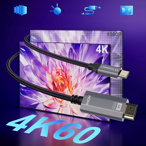 USB-C - HDMI kabelis Wozinsky (WCCH-01) 4K 60Hz 1.8M juodos spalvos