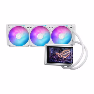Asus ROG RYUO IV 360 ARGB Wht - жидкостное охлаждение все-в-одном, 12 см (белый)