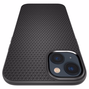 Spigen Liquid Air dėklas iPhone 14 – matinis juodas