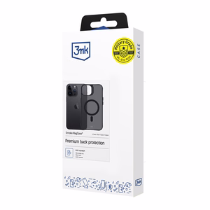 3mk Smoke Magnetinis dėklas telefonui su MagSafe iPhone 14 Pro - pusiau permatomas