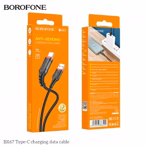 USB laidas Hoco BX67 juodas Type-C 100cm