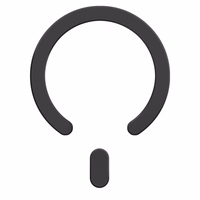 MagSafe Tech-Protect MMP-200 magnetinis žiedas telefonui - juodas