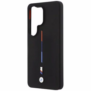 BMW M Silikoninis Tricolor Line MagSafe Dėklas skirtas Samsung Galaxy S26 Ultra - juodas