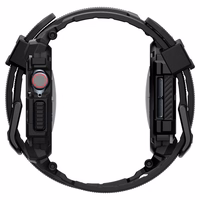 Spigen Rugged Armor dėklas Apple Watch 10 46mm laikrodžiui - juodas