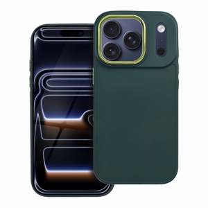FRAME dėklas telefonui IPHONE 17 Pro žalias