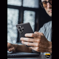 Benks Magnetinis Armor Air Kevlar dėklas telefonui Samsung Galaxy S24 (m) - juodas