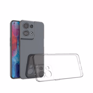 Itin plonas 0.5mm dėklas telefonui Oppo Reno 8 Pro skaidrus