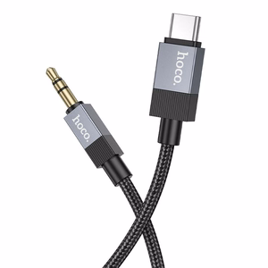 Audio adapteris Hoco (UPA32B) USB-C į 3,5mm(p) juodas (1M)