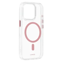 Dėklas telefonui (m) Liavec Glossy Magsafe Clear Case Iphone 13/14 - rožinis
