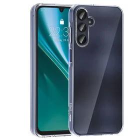 Etteri skaidrus dėklas telefonui SAMSUNG Galaxy A15 4G / A15 5G - juodas