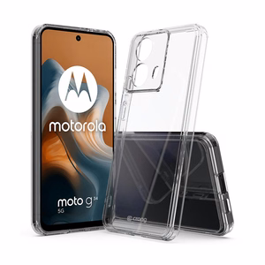 Чехол Crong Crystal Shield Cover для Motorola Moto G34, прозрачный
