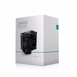 DeepCool AK400 ZERO DARK procesoriaus oro aušintuvas 12 cm juodas 1 vnt.