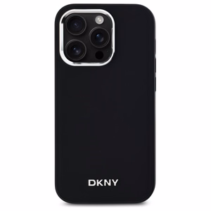 DKNY Paprastas logotipas Magnetinis dėklas telefonui iPhone 14 Pro - juodas