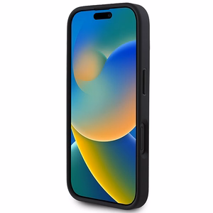 DKNY putuotas Stack logotipas dėklas telefonui iPhone 16 - juodas