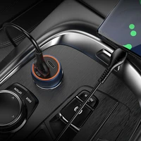 Automobilinis įkroviklis Hoco USB A + USB C PD QC3.0 3A 20W Z46A safyrinis mėlynas