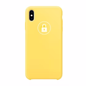 Dėklas "Silicone Case" skirtas iPhone Xs Max / Canary Yellow / su įpakavimu
