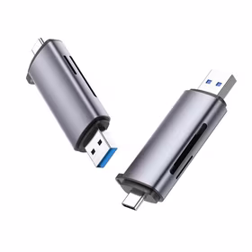 Ugreen 50706 kortelių skaitytuvas USB/Micro-USB Sidabras