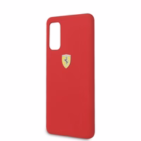 Ferrari Silikoninis dėklas telefonui Samsung Galaxy S20 - raudonas