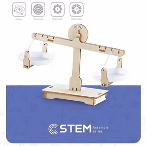 Wooden Assembly Kit "Balance Scale", STEM Educational Toy