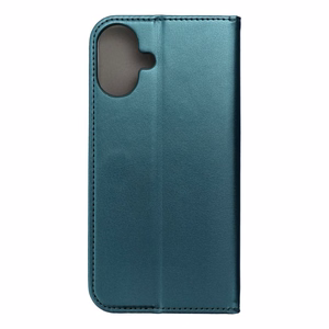 SMART MAGNETO knygos dėklas IPHONE 16 Plus tamsiai žalia
