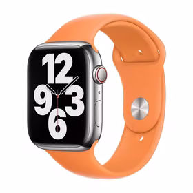 APPLE DIRŽELIS APPLE WATCH MKUF3AM/A SPORTINĖ APYRANKĖ 41MM MARIGOLD ORIGINALI PLOMBA