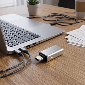 Adapteris USB A 3.0 to Type C Blue Star - baltas