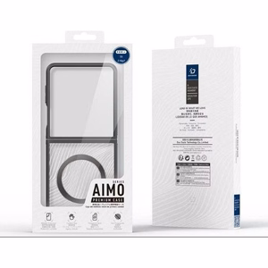 DUX DUCIS dėklas YIND Samsung Z Flip7 (Pilnas langas) juodas