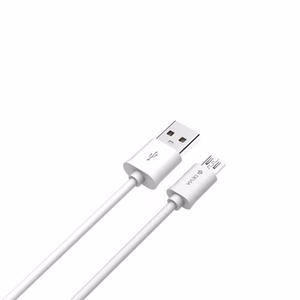 Devia kabelis Smart EC081 USB - MicroUSB 1,0 m 2,1A baltas