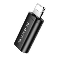 Borofone adapteris BV26A - Type C į Lightning - juodas