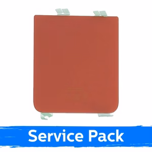 Galinis dangtelis suderinamas su Samsung F721 Z Flip4 / raudonas / (Service Pack)