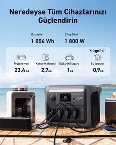 Anker Solix C1000X nešiojama elektrinė 8 1800 W 12.9 kg