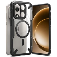 Ringke Fusion X Magnetic MagSafe deklas, skirtas OnePlus 15 - Skaidrus juodas