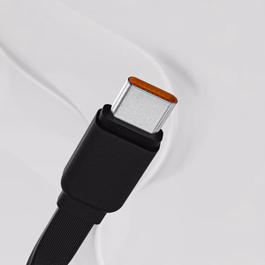 Dudao K32 22.5W 10000mAh išorinė baterija su įmontuotu USB-C / Lightning kabeliu - juoda