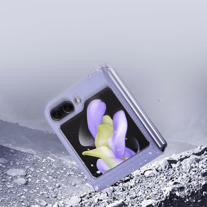 Dėklas Dux Ducis Bril Samsung F731 Z Flip5 5G violetinis
