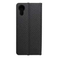 LUNA Book Carbon dėklas telefonui SAMSUNG Xcover 7 juodas