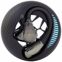 Belaidės ausinės Lamborghini D1 Open Air juodos