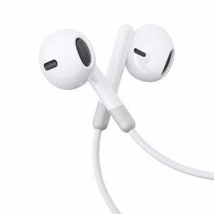 Joyroom JR-EW01 įstatomos laidinės mini jack ausinės su nuotoliniu valdymu - baltos