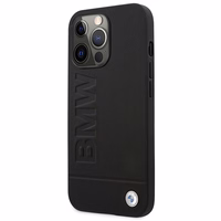 Dėklas telefonui BMW Signature Logo Imprint MagSafe iPhone 14 Pro Max - juodas