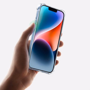 Ugreen Gel Bright Cushion apsauginis dėklas iPhone 14 Plus skaidrus