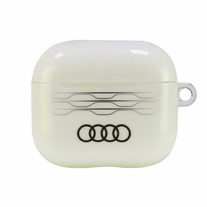 Audi IML geometrinis raštas AirPods 3 dėklas - baltas