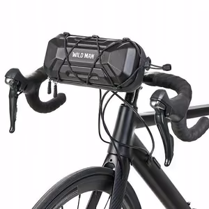 WILDMAN дорожная сумка для руля велосипеда на молнии, 2L, XT17, черная