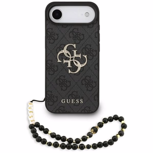 Guess 4G Strap 4G Classic Logo dėklas telefonui iPhone Air - juoda