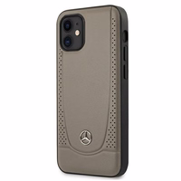 Mercedes Urban Line dėklas telefonui iPhone 12 mini - rudas