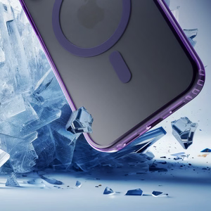 3mk Frosty Magnetinis violetinis dėklas telefonui Apple iPhone 16 Pro Max - violetinis