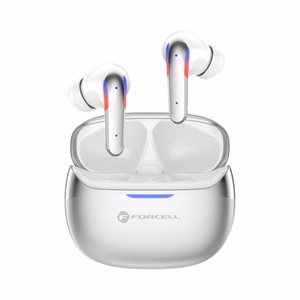 Forcell F-Audio Pulse Pro ANC + ENC Wireless In-Ear TWS Earbuds silver