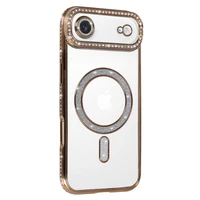Dėklas telefonui (m) Bling Magsafe Case for Iphone 17 Air - auksinis