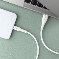 FORCELL F-ENERGY C342 kabelis USB A į Type C QC4.0 3A 66W Silikoninis 1 m baltas