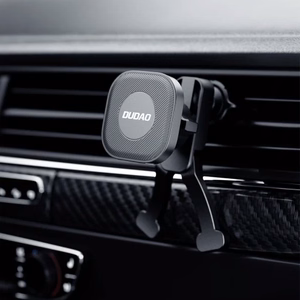 Automobilinis laikiklis Dudao F6Pro juodas (magnetinis / oro groteles)
